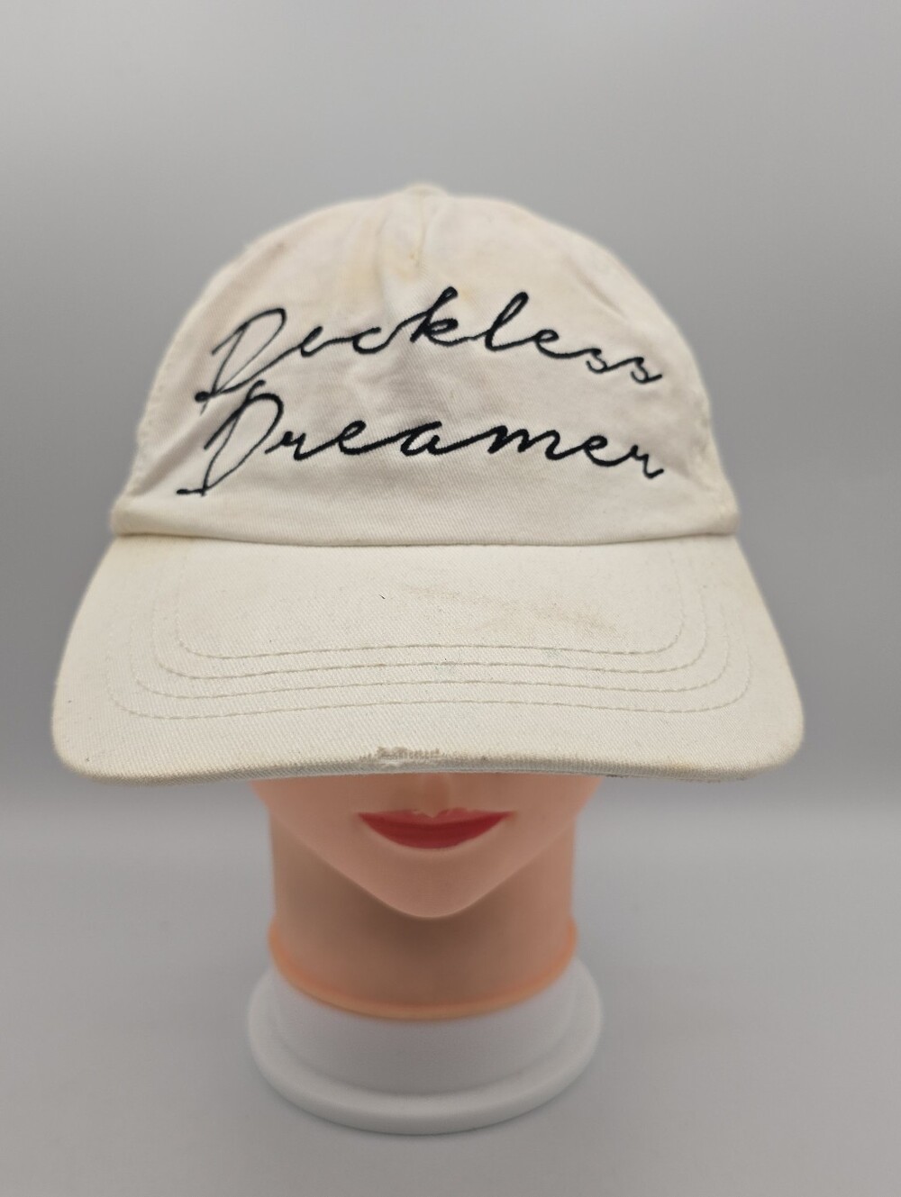Billabong Reckless Dreamer Off White Cotton Adjustable Strapback Hat